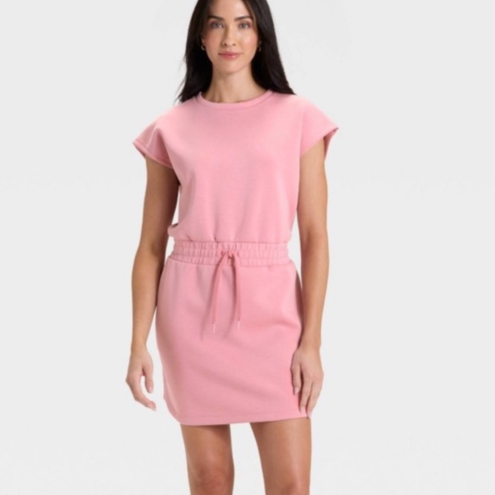 *NEW* All in motion Pink Drawstring Waist Dress